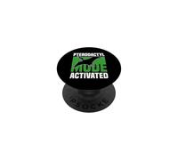 Pterodactyl Mode Activated Dinosaur Funny Lover PopSockets Adhesive PopGrip