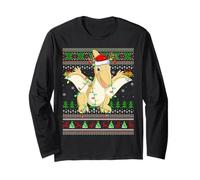 Pterodactyls Dinosaur Bird Ugly Christmas Sweaters Cute Xmas Long Sleeve T-Shirt