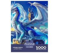 Pterosaur, 1000-piece Jigsaw Puzzle, Creative Construction Activity Resulting in Displayable Visual Statement, Tasteful Decor Choice Elevating Domestic Atmosphere Personality, Suitable for Ages 12+,