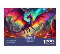 Pterosaur, 1000-piece Jigsaw Puzzle, Engaging Group Based Tabletop Challenge Inspiring Teamwork Participation Mutual Support, Ideal Choice for Family Nights Inclusive Social Play, Suitable for Ages 12