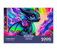 Pterosaur, 1000-piece Jigsaw Puzzle, Goal Oriented Recreational Game Motivating Efficiency Speed Strategic Planning, Lively Indoor Amusement Enhancing Engagement through Playful Rivalry, Suitable for
