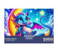 Pterosaur, 1000-piece Jigsaw Puzzle, Precision Cut Paper Construction Delivering Smooth Tactile Enjoyment, Enjoyable Solo Family Entertainment Enhancing Concentration Calmness, Suitable for Ages 12+,