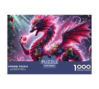 Pterosaur, 1000-piece Jigsaw Puzzle, Precision Engineered Paper Pieces Providing Seamless Interlocking Experience, Smooth Surface Finish Improving Handling Satisfaction, Suitable for Ages 12+, 38x26