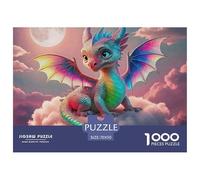 Pterosaur, 1000-piece Jigsaw Puzzle, Shared Recreational Experience Fostering Emotional Connection Trust Collaboration, Relaxing Home Entertainment Suitable for Multiple Generations, Suitable for Ages