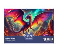 Pterosaur, 1000-piece Jigsaw Puzzle, Thoughtful Intelligence Challenge Combining Entertainment Learning Concentration Skills, Relaxing Indoor Pastime Suitable for Friends Families Friendly Contests, S