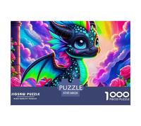Pterosaur, 1000-piece Jigsaw Puzzle, Visually Engaging Pastime Creating Frame Worthy Artwork upon Completion, Stylish Home Display Option Blending Leisure Creativity, Suitable for Ages 12+, 38x26cm/