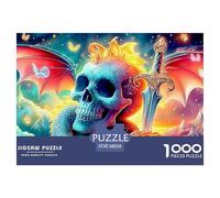 Pterosaur 1000 Piece Jigsaw Puzzles Birthday Gifts Wall Decor Family Game Fit Together Perfectly for Adults Kids 38x26cm/1000pcs