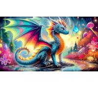 pterosaur 1000 Piece Jigsaw Puzzles for Adults Educational Games Jigsaw Puzzle Home Decoration for Adults and Kids Age 12 Years Up 38x26cm/1000pcs