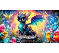 pterosaur 1000 Piece Jigsaw Puzzles for Adults Educational Games Jigsaw Puzzle Home Decors for Men Women Elders Seniors 38x26cm/1000pcs