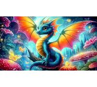 pterosaur 1000 Piece Jigsaw Puzzles for Adults Educational Games Jigsaw Puzzle Home Decors for The Whole for Women, Gifts for Men 75x50cm/1000pcs