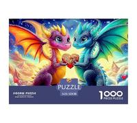 Pterosaur 1000 Piece Jigsaw Puzzles Suitable for Decompression And Wall Decor Birthday Gifts Couple Art for Adults And Kids 52x38cm/1000pcs