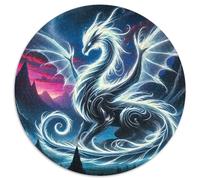 Pterosaur 1000 Pieces Circular Jigsaw Creative Seeking A Challenging And Relaxing Activity Games for Adults And Kids 1000pcs (67.5x67.5cm)