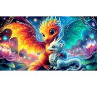 pterosaur 1000Pc Adult Jigsaws Puzzle Game Fun Present & Activity for Home Impossible Hard Difficult for Adults 38x26cm/1000pcs