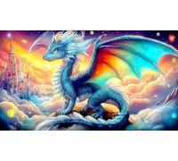 pterosaur 1000Pc Adult Jigsaws Puzzle Game Fun Present & Activity for Home Impossible Hard Difficult for Adults 38x26cm/1000pcs