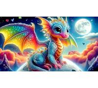 pterosaur Adult Jigsaws 1000 Piece Puzzle Game Challenging Puzzles for Wall Decoration and Gifts Great Gift Idea 38x52cm/1000pcs