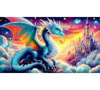 pterosaur Adult Jigsaws 1000 Pieces Challenging Puzzles Educational Game Decompression Puzzles for Adults Kids Great Gift Idea 38x52cm/1000pcs