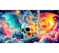 pterosaur Adult Jigsaws 1000Pc Educational Game Decompression Fun Present & Activity for Home for Adults and Kids Age 12 Years + 38x52cm/1000pcs