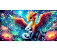 pterosaur Adult Jigsaws 1000Pc Fun and Challenging Family Game Puzzle Game Educational Game Challenge for Adults 38x52cm/1000pcs