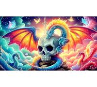 pterosaur Adult Jigsaws 1000Pc Fun and Challenging Family Game Puzzle Game Educational Game Challenge for Adults 38x26cm/1000pcs