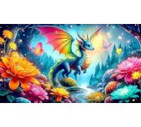 pterosaur Adult Jigsaws Puzzle 1000 Pieces Recycled Paper Educational Game Challenge for Wall Decoration and Gifts 38x52cm/1000pcs