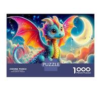 Pterosaur Jigsaws Puzzles for Adults 1000 Pieces Phantom Beast Puzzles Beautiful Decoration Educational Games Fun Details 52x38cm/1000pcs