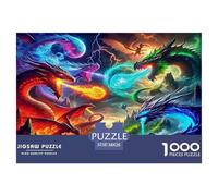 Pterosaur Puzzle 1000 Piece Jigsaws Adults Kids Puzzles Brainteasing Impossible Challenging Puzzling Fun 1000pcs 38x26cm/1000pcs