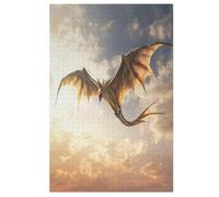 Pterosaur Wooden Jigsaw Puzzles 1000 Piece Puzzle For Adults. Challenging To Complete But Fun And Humorous Jigsaws （78×53cm）