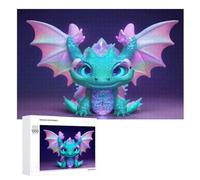 Pterosaur Wooden Jigsaw Puzzles 1000 Piece Puzzle For Adults. Challenging To Complete But Fun And Humorous Jigsaws （75×50cm）