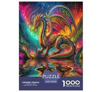 Pterosaur1000Piece JigsawPuzzleMythical Creatures ForAdult Colourful Brainteasing Age12+byth Challenging The Impossible Difficult Game Brainteasing Adults Jigsaw Puzzle 70x50cm/1000pcs