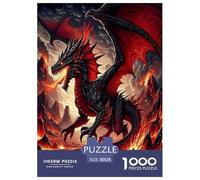Pterosaur1000Piece JigsawPuzzleMythical Creatures ForAdults Colourful LargePiecePuzzles Age12+byth ThemeFlowersandBirds Fun, Challenging 38x26cm/1000pcs