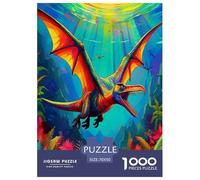 Pterosaur1000Piece JigsawPuzzleMythical Creatures KidsforAdult Challenging LargePiecePuzzles Age12+byth HomeDecoration Uncover The Puzzle 70x50cm/1000pcs