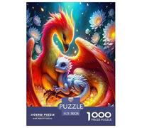 Pterosaur1000Piece JigsawPuzzlesMythical Creatures ForAdult Colourful Brainteasing Age12+byth EducationalGame Uncover The Puzzle 38x26cm/1000pcs