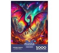 Pterosaur1000Piece JigsawPuzzlesMythical Creatures ForAdults Colourful Brainteasing Age12+byth ThemeFlowersandBirds Uncover The Puzzle 70x50cm/1000pcs