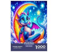 Pterosaur1000Piece JigsawPuzzlesMythical Creatures KidsforAdult Colourful LargePiecePuzzles Age12+byth EducationalGame Uncover The Puzzle 70x50cm/1000pcs