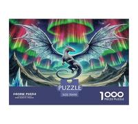 Pterosaur1000Pieces JigsawPuzzleMythical Creatures ForAdult Colourful Brainteasing Age12+byth Challenging The Impossible Difficult Game Uncover The Puzzle 70x50cm/1000pcs