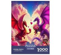 Pterosaur1000Pieces JigsawPuzzleMythical Creatures ForAdult Colourful Brainteasing Age12+byth Challenging The Impossible Difficult Game Uncover The Puzzle 38x26cm/1000pcs