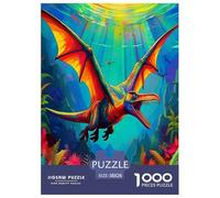 Pterosaur1000Pieces JigsawPuzzleMythical Creatures ForAdult Colourful Brainteasing Age12+byth Challenging The Impossible Difficult Game Uncover The Puzzle 38x26cm/1000pcs