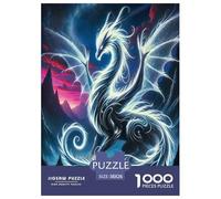 Pterosaur1000Pieces JigsawPuzzleMythical Creatures ForAdults Challenging LargePiecePuzzles Age12+byth EducationalGames Fun, Challenging 38x26cm/1000pcs