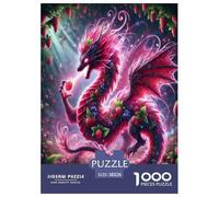 Pterosaur1000Pieces JigsawPuzzleMythical Creatures KidsforAdult Colourful LargePiecePuzzles Age12+byth EducationalGames Brainteasing Adults Jigsaw Puzzle 38x26cm/1000pcs