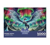 Pterosaur1000Pieces JigsawPuzzlesMythical Creatures ForAdult Challenging LargePiecePuzzles Age12+byth EducationalGames Uncover The Puzzle 38x26cm/1000pcs