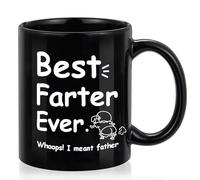 Ptesuply Gifts for Dad, Funny Fathers Day Gift Coffee Mugs Dad Gifts, 11oz Novel Coffee Tea Mugs with Hilarious Pattern for Papa for Birthday Fathers Day (B)