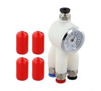 PTFE Adapter for Bambu 3D Printers 4 in 1 Material Pipe Expansion Connector for Automated Multi Filament Feeding on X1, X1C, P1P, and A1 Series (White)