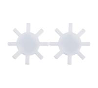 PTFE Coated Magnetic Stirrer Bars 2pcs, 7x40mm Gear Octagon Shape for Precise Laboratory Mixing