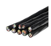 PTFE/FEP High-Temp Shielded Cable, Tinned Copper Braid, 0.3-1.5mm², -55℃ To +200℃, Oil & Chemical Resistant Signal Wire(4 Cores,18AWG Sq0.75mm)