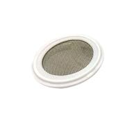 PTFE Filter Gasket 1.5-4 Inch Tri Clamp Silicone PTFE Gasket Seal Strip, Stainless Sanitary Filter Screen for Pipeline 1pc(White,10MESH*64MM)