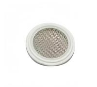 PTFE Filter Gasket 1pc Tri Clamp SUS 304 Stainless Steel Metal Mesh, 38mm-102mm Shape-Stable Sanitary PTFE Filter Screen(51MM*64MM*150MESH)