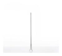 PTFE Laboratory Stirring Paddle, Curved Blade Liquid Mixing Tool (500x118x7mm/19.69x4.65x0.28in)