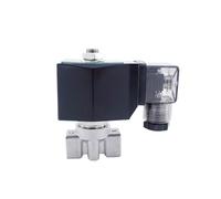PTFE/PEEK 150Bar GSPG-06 2 Way Water High Pressure Solenoid Valve 1/4" 220V 24V Orifice 6mm N.C Stainless Steel 304 Valve(PTFE Seal,DC24V)