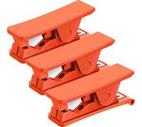 PTFE Plastic Tubing Cutter Hose Tube Cutter Pipe Accurate Tube Cutting Tool for Nylon PVC PU Tubing and Hose Cut up to 3/4 Inch OD(Red,3 Pieces)