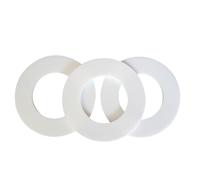PTFE Sealing Washers for Corrugated Hose Faucet 12x6/15x8/18x10/24x16mm, 2mm Thick O-Ring Gasket 5pcs Set(18mm x 10mm)